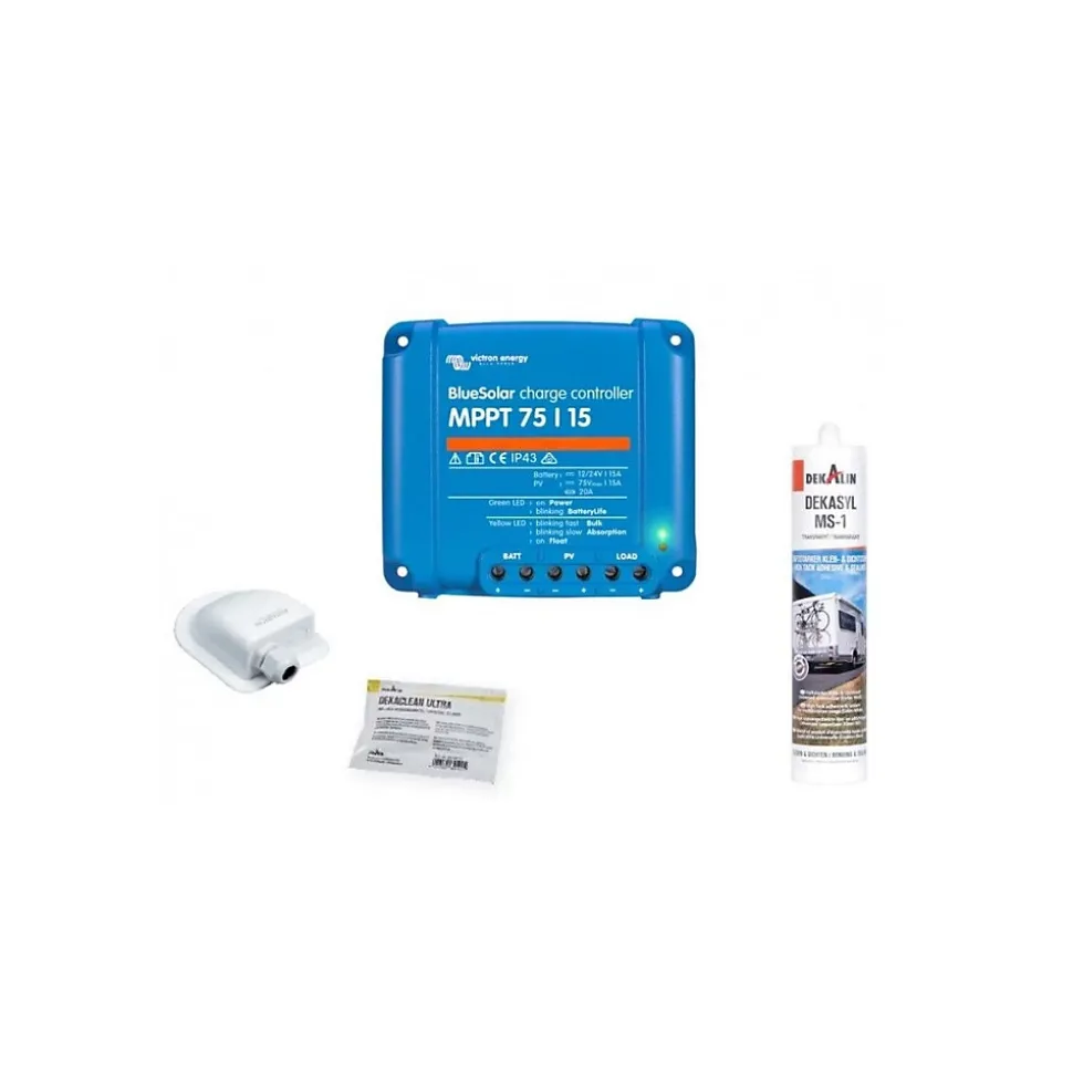 Pack Panneau Solaire Souple 150W Van Life + Régulateur solaire VICTRON 220W 15A ANTARION