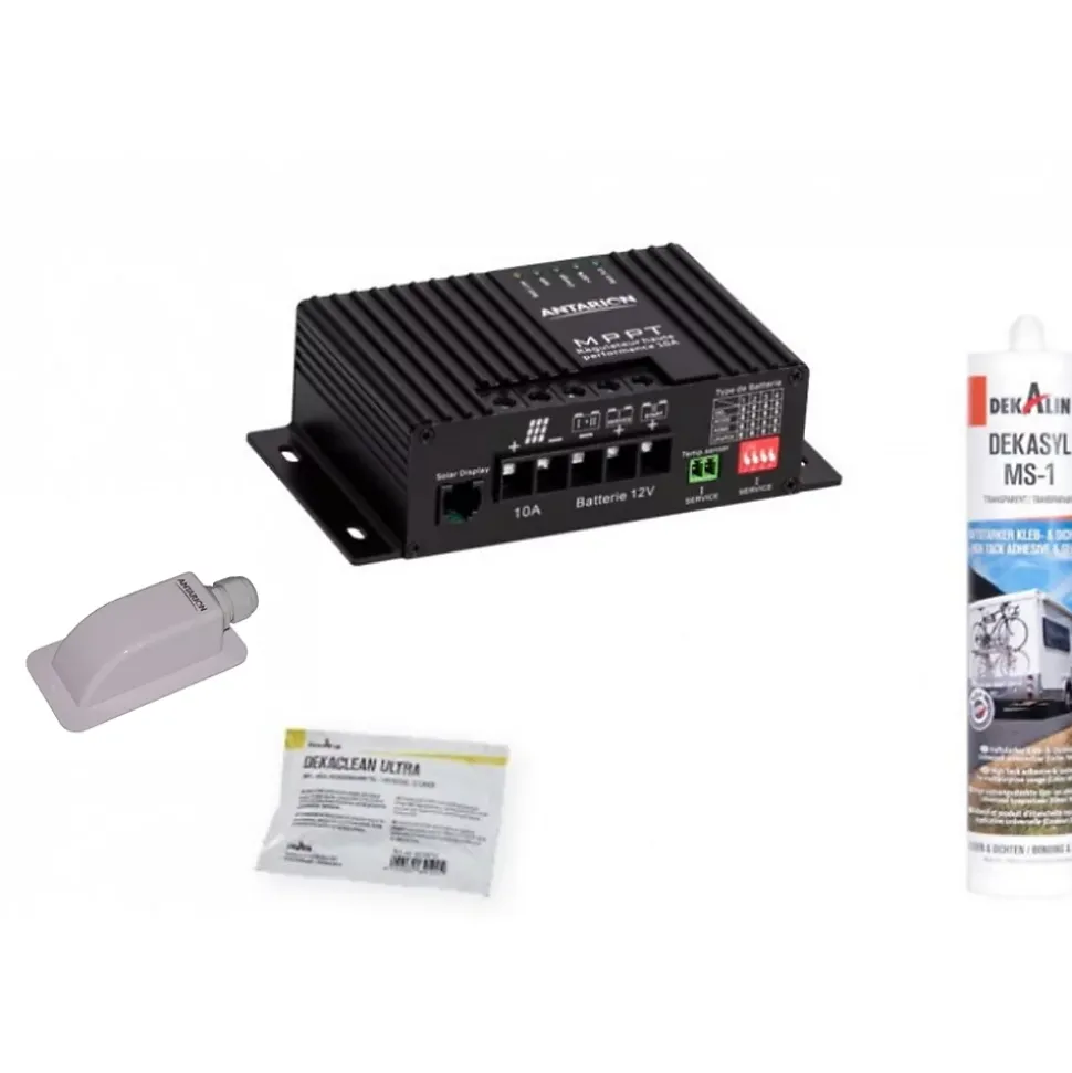 Pack Panneau Solaire 120W Camping-car + Régulateur Solaire MPPT10 ANTARION