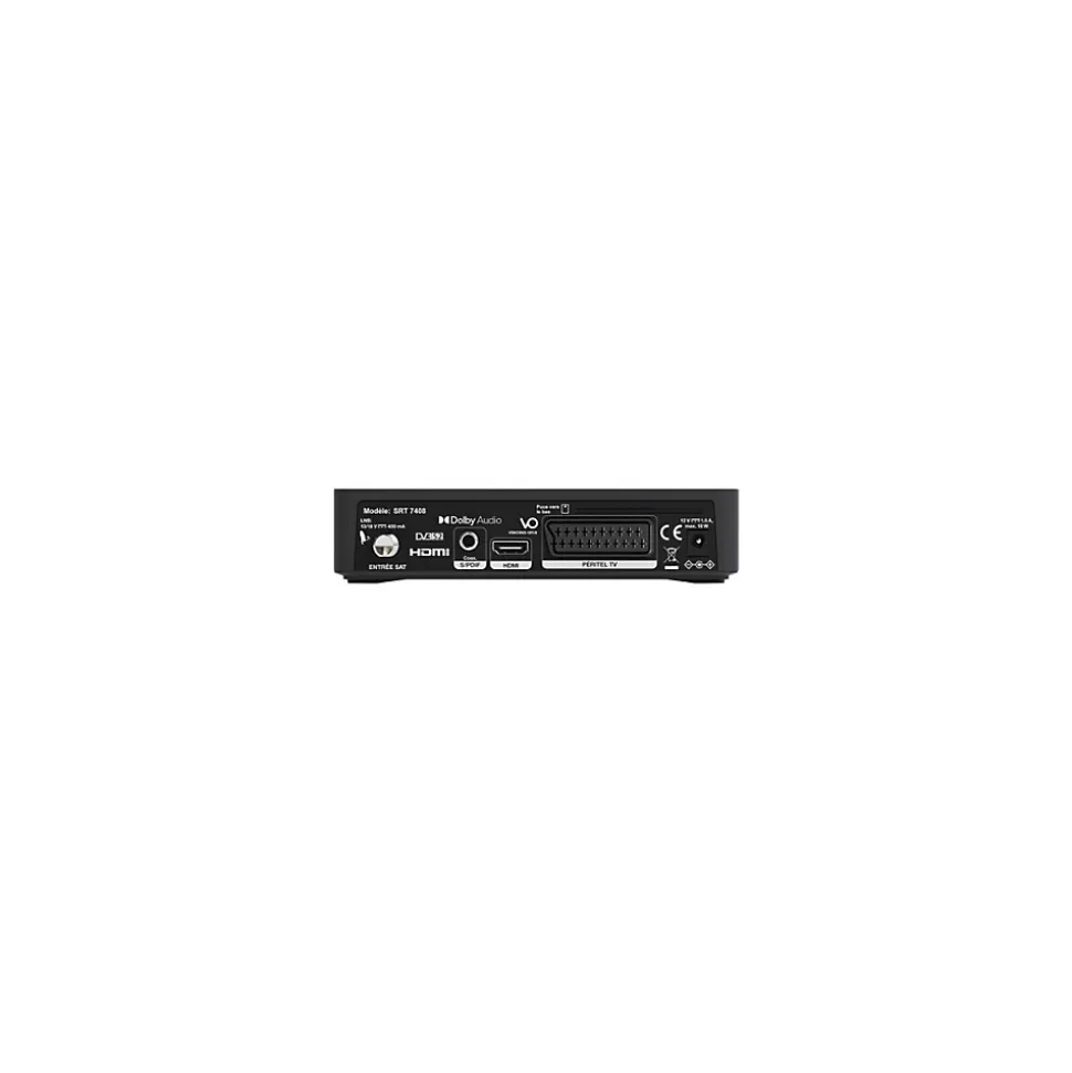 Pack Parabole satellite acier 60cm avec Support LNB + LNB Single + Décodeur Satellite ASTRA HD + Carte HDSAT
