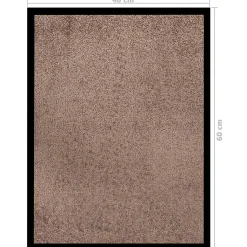 Paillasson Marron 40x60 cm vidaXL