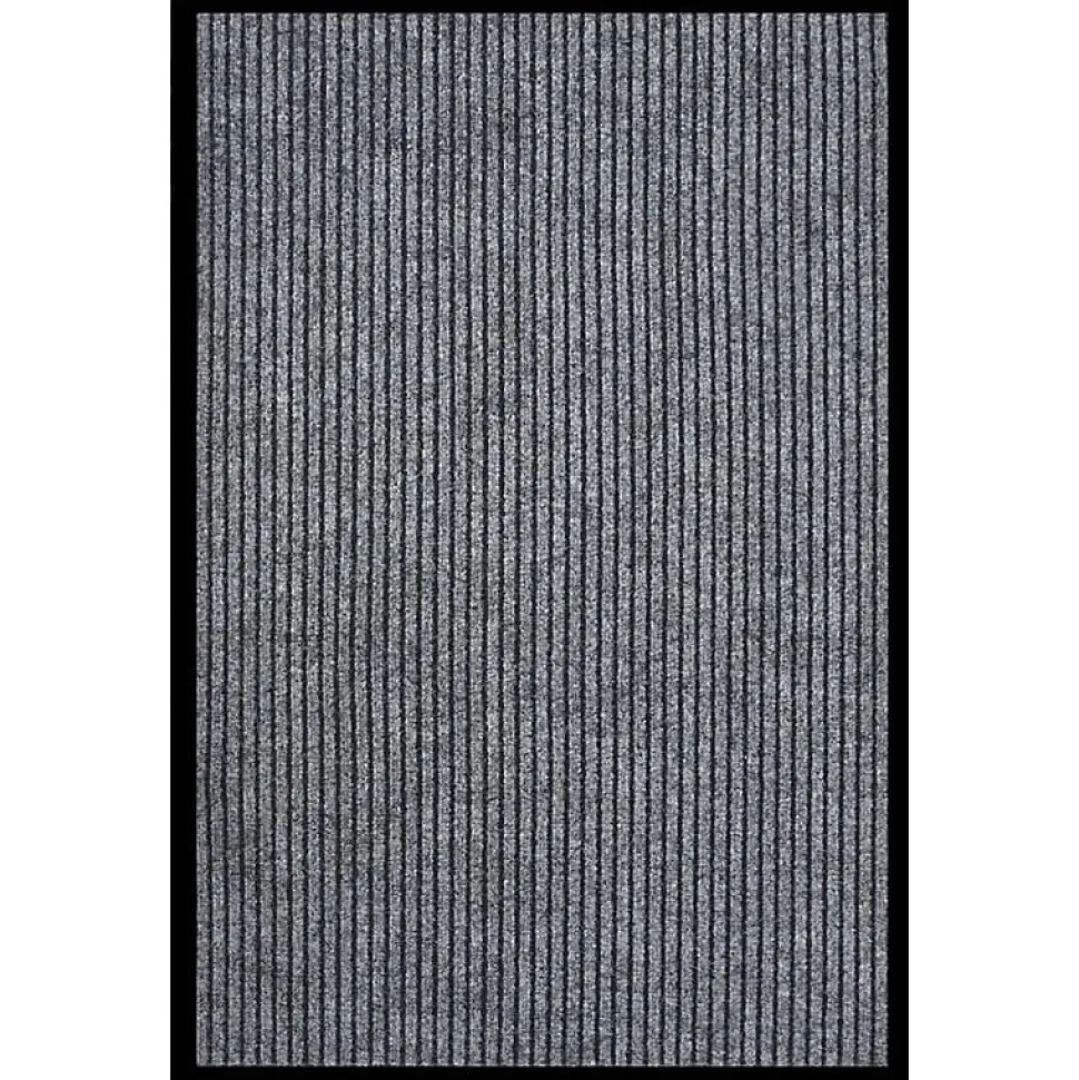 Paillasson rayé Gris 80x120 cm