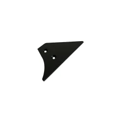 Paire d'embouts alu pour Porte Tablette B08R3P1KDS (Laqué Noir Mat RAL 9011)