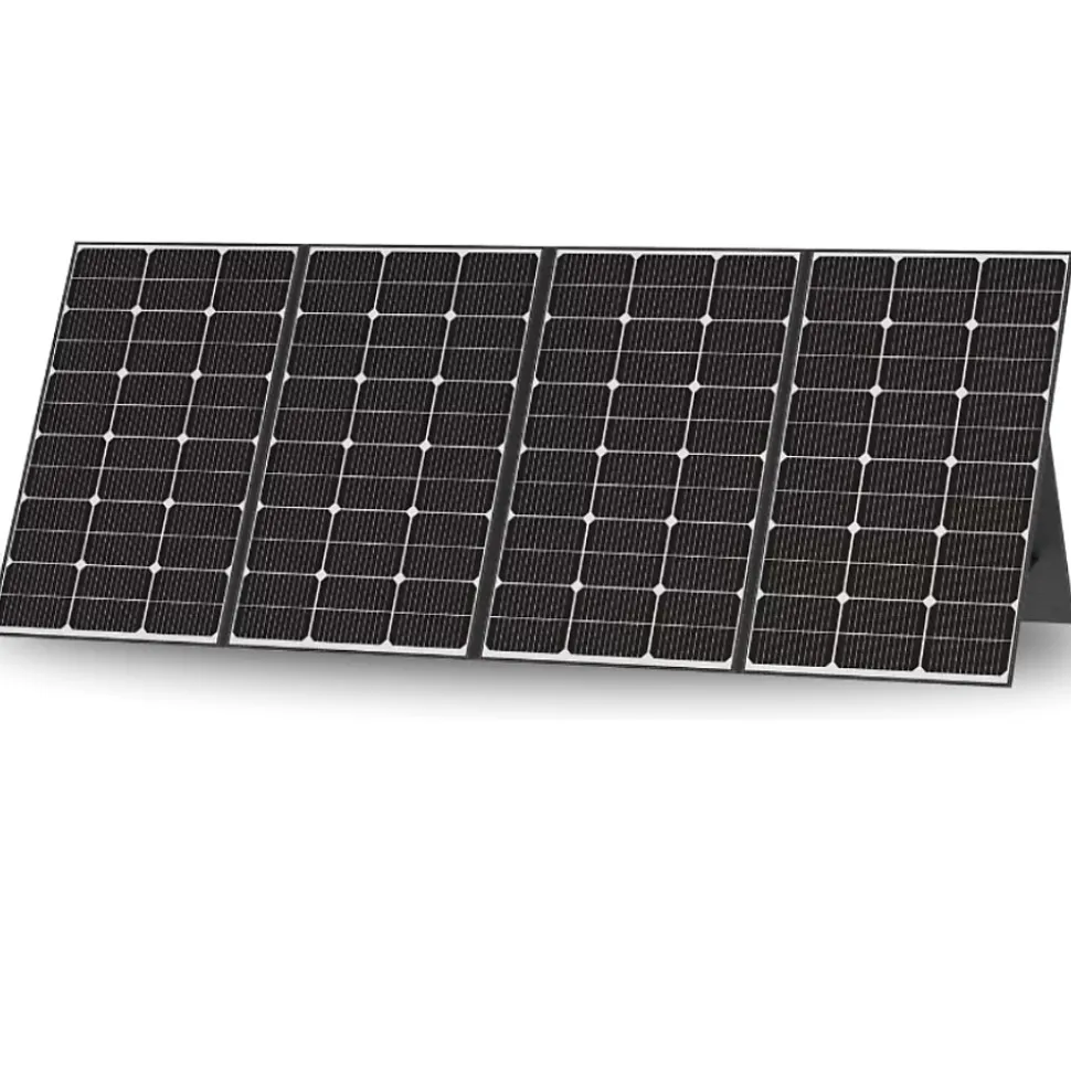 Panneau Solaire Portable KODAK 400W - Rendement 23% - Étanche IP65 - Léger et Pliable - Pieds Réglables - Connexions Multiples