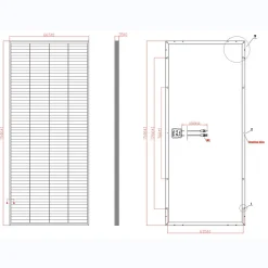 Panneau solaire Série Blackwell 200W