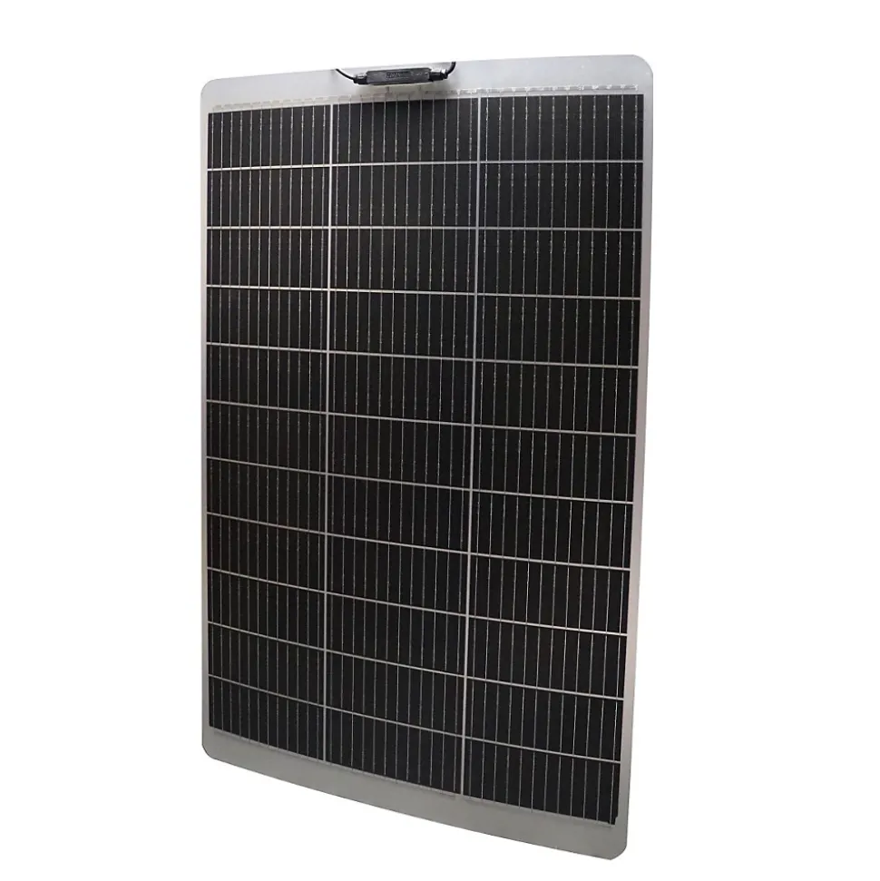 Panneau Solaire 100W SEMI-FLEX Technologie PERC Camping-car EZA