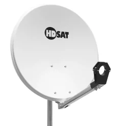 Parabole satellite acier 60cm avec Support LNB en Acier Galvanisé HDSAT