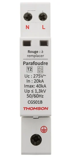 Parafoudre modulaire Ph+N idéal T2 - 40KA - Thomson