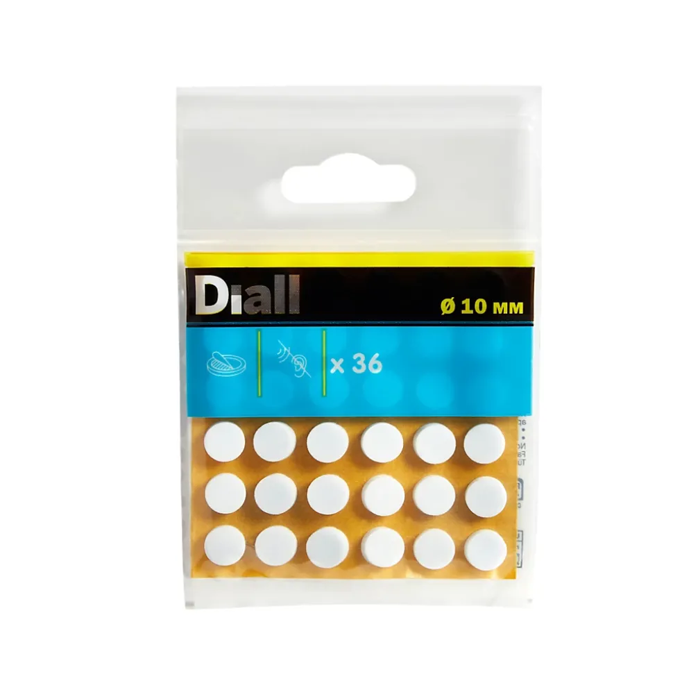 Patin anti-bruit Diall 10 mm x36, blanc