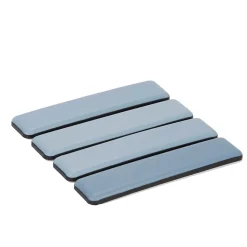 Patin auto-adhésifs Diall 24 x 100 mm x 4, blanc + gris/bleu
