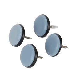 Patin à clouer Diall 37 mm x 4, noir + bleu/gris