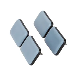 Patin à clouer Diall 35 x 24 mm x 4, noir + bleu/gris