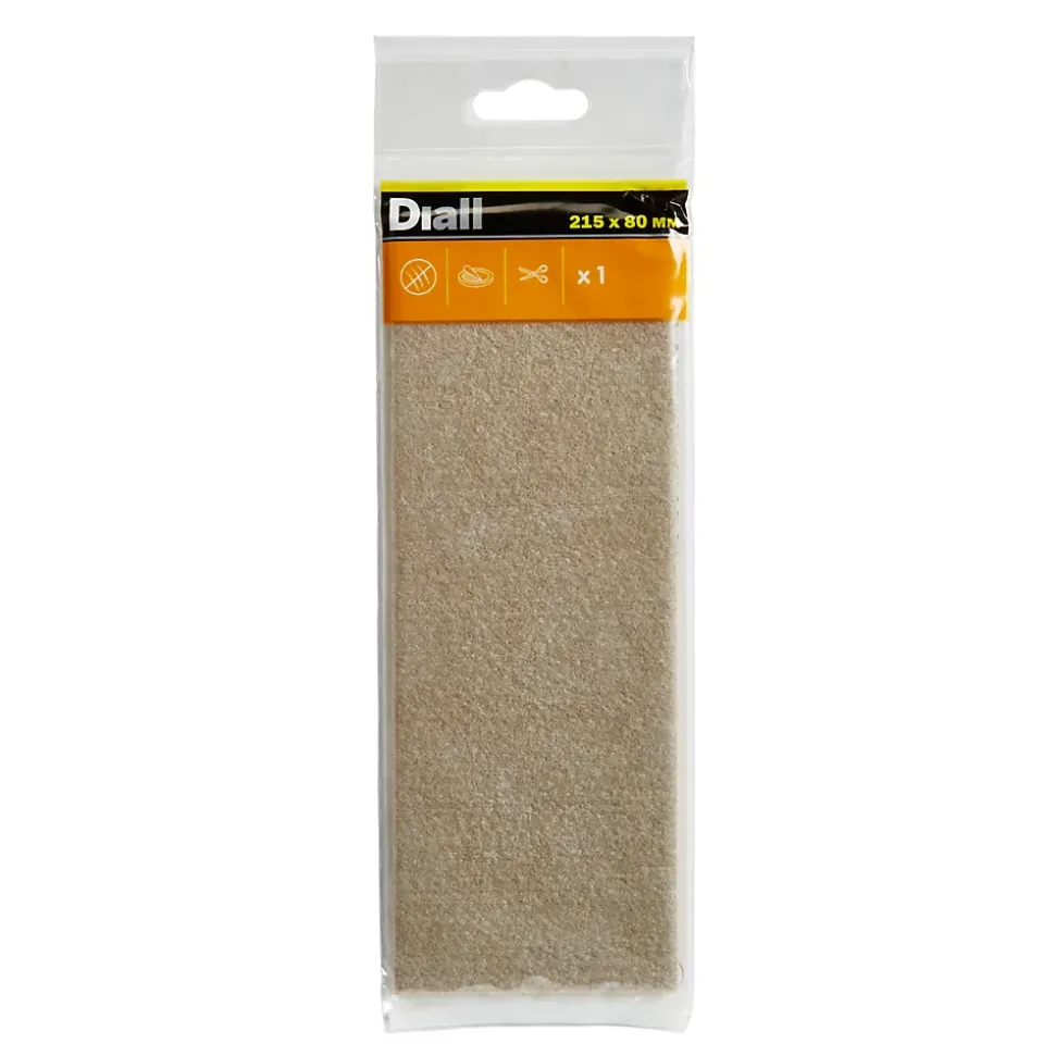 Patin en feutre auto-adhésifs Diall 17 mm x 20, beige