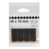 Patin en feutre marron Diall 15 x 45 mm, 8 pièces