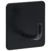 4 patères adhésives Stiky 4,5x2,7cm - Noir- 5five