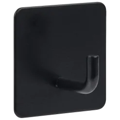 4 patères adhésives Stiky 4,5x2,7cm - Noir- 5five