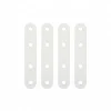 4 Pattes d'assemblage Acier Blanc L.60 x H.15 x EP.2mm