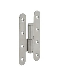 Paumelle de Paris porte d'entrée / d'intérieur, 110x55x2.5mm, inox, gauche - THIRARD