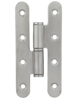 Paumelle de Paris porte d'entrée / d'intérieur, 110x55x2.5mm, inox, gauche - THIRARD