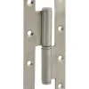 Paumelle de Paris porte d'entrée / d'intérieur, 140x55x2.5mm, inox, gauche - THIRARD