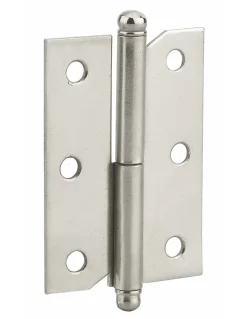 Paumelle de porte de meuble / porte légère, 60x40mm, acier, gauche - THIRARD