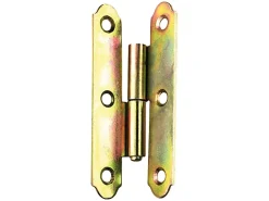Paumelle espagnole gauche bichromatée 70 x 40 mm