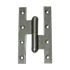 Paumelle FF GE bouts carrés noeuds ronds - FAURE Argent 140 x 80 mm Gauche