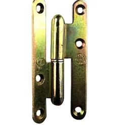 Paumelle gauche bronze QCL 80 x 40 mm