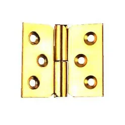 Paumelle laitonnée 30 x 40 mm gauche vendue par 2
