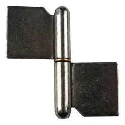 2 paumelles de grille à souder Diall 80 mm