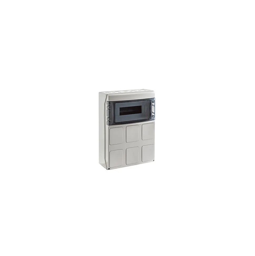 Pcsn12pt - Coffret Pour Prise étanche Ip65 - Prédécoupage 6 Prises - 1 Rangée De 12 Modules - Ide Star