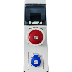 Pcsn6pt - Coffret Pour Prise étanche Ip65 - Prédécoupage 2 Prises - 1 Rangée De 6 Modules - Ide Star