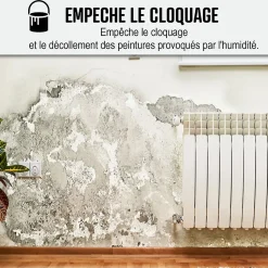 Peinture anti humidité mur humide salle de bain - ARCASCREEN - 2.5 L (jusqu'à 10 m²) - ARCANE INDUSTRIES