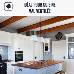 Peinture cuisine lavable, mur et plafond Blanc Crème - 10 L - ARCANE INDUSTRIES