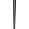 Pied de meuble en triangle en acier noir Cime H. 71 cm