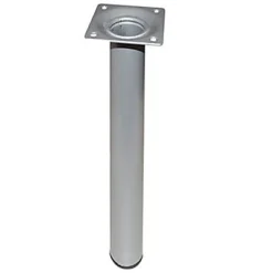 Pied de table Diall H. 30 cm x Ø 3 cm métal