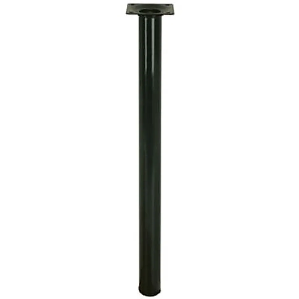 Pied de table Diall ø3 x H. 80 cm noir