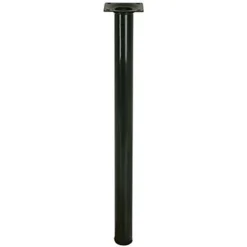 Pied de table Diall ø30 x H. 500 mm noir