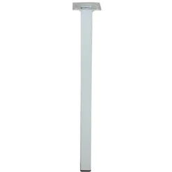 Pied de table Diall 25 x 25 x H. 350 mm blanc