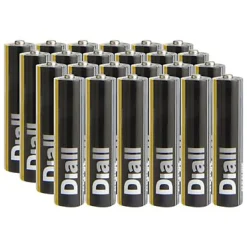 Pile alcaline AAA (LR03) Diall non rechargeable, lot de 24