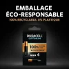 Pile alcaline AAA (LR03) Duracell Optimum, lot de 4