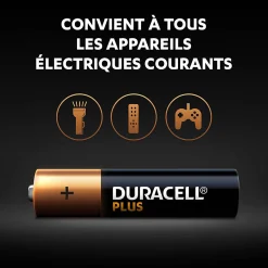 Pile alcaline AAA (LR03) Duracell Optimum, lot de 5