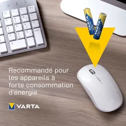 Pile alcaline AAA (LR03) Varta Long-life Power D, lot de 4