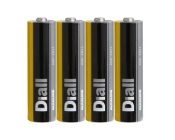 Pile alcaline AA (LR6) Diall, lot de 4