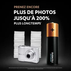Pile alcaline AA (LR6) Duracell Optimum, lot de 4