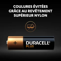 Pile alcaline AA (LR6) Duracell Plus, lot de 6