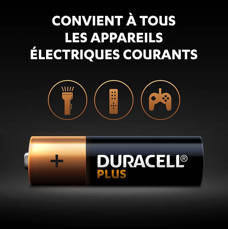 Pile alcaline AA (LR6) Duracell Plus, lot de 6