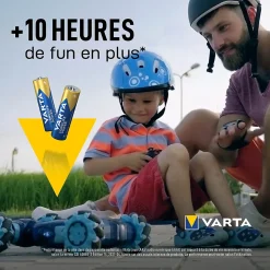 Pile alcaline AA (LR6) Varta Long-life Power, lot de 12