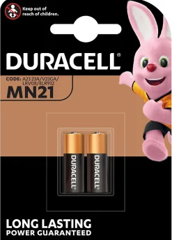 Pile alcaline MN21 Duracell, lot de 2