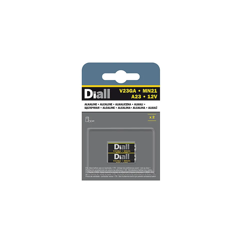 Pile alcaline V23GA Diall vendue par 2