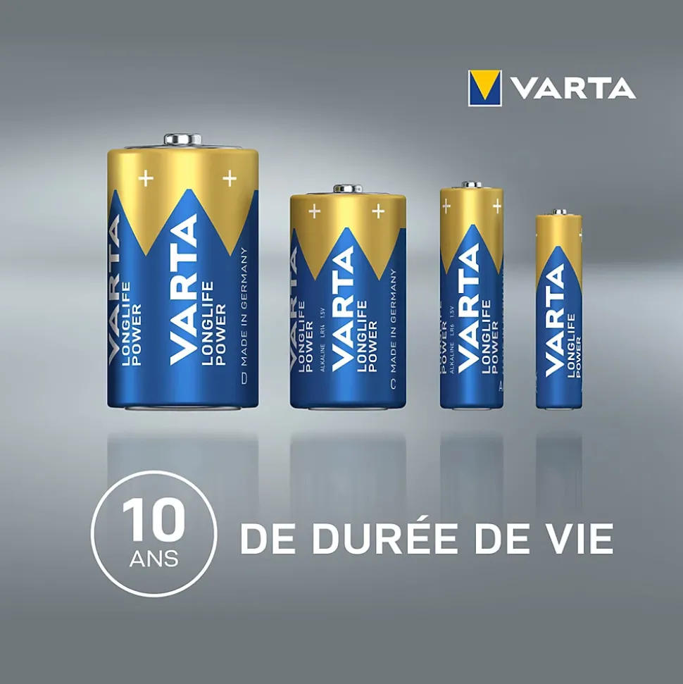 Pile alcaline 9V (PP3) Varta Long-life Power